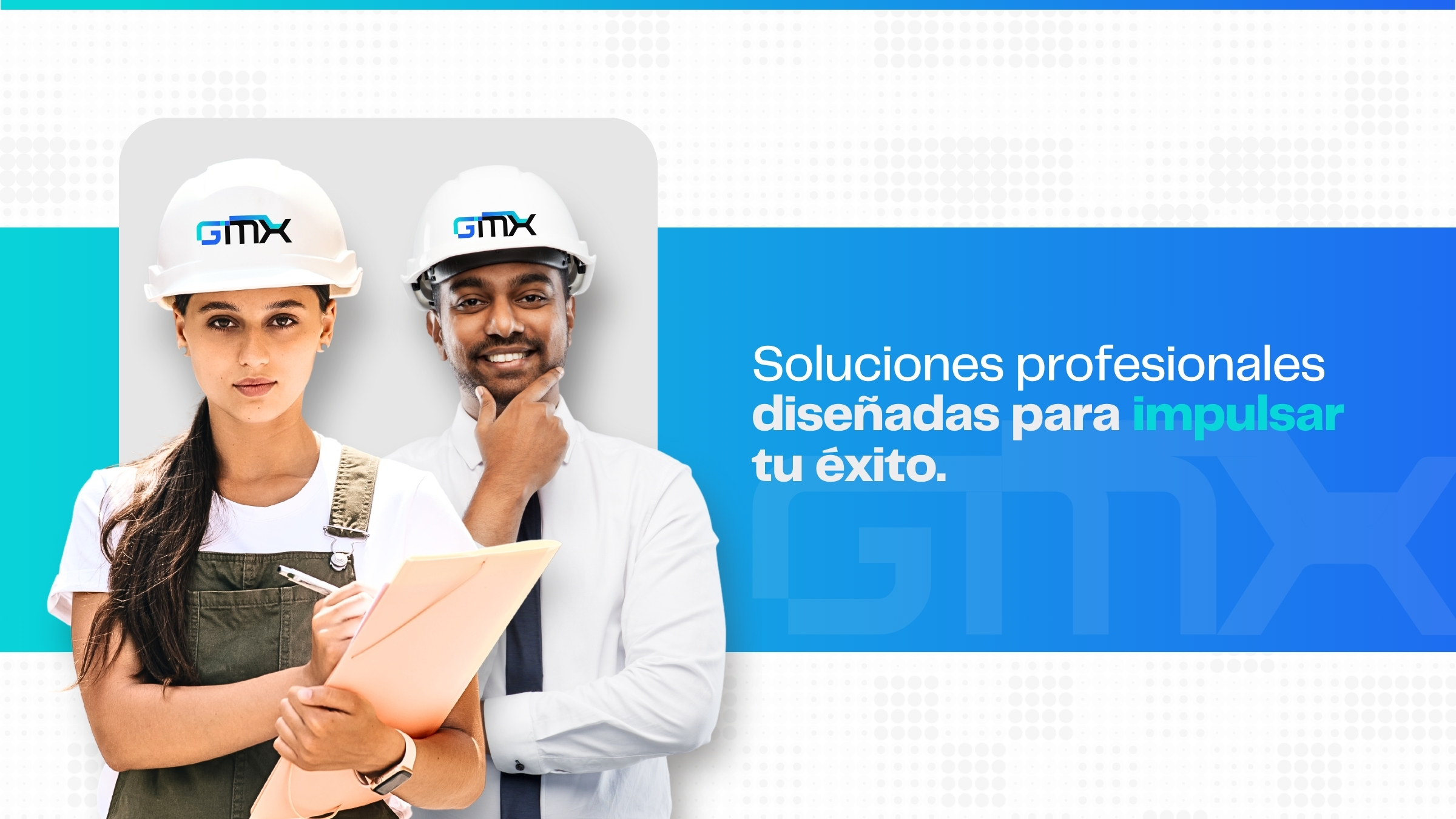 Profesionales de GMX Bolivia con equipo de protección
